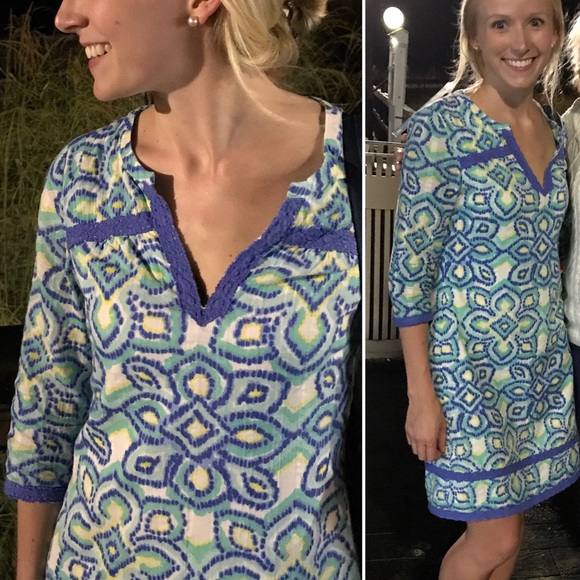 Vineyard Vines 2 Ikat Medallion dress - Picture 6 of 8